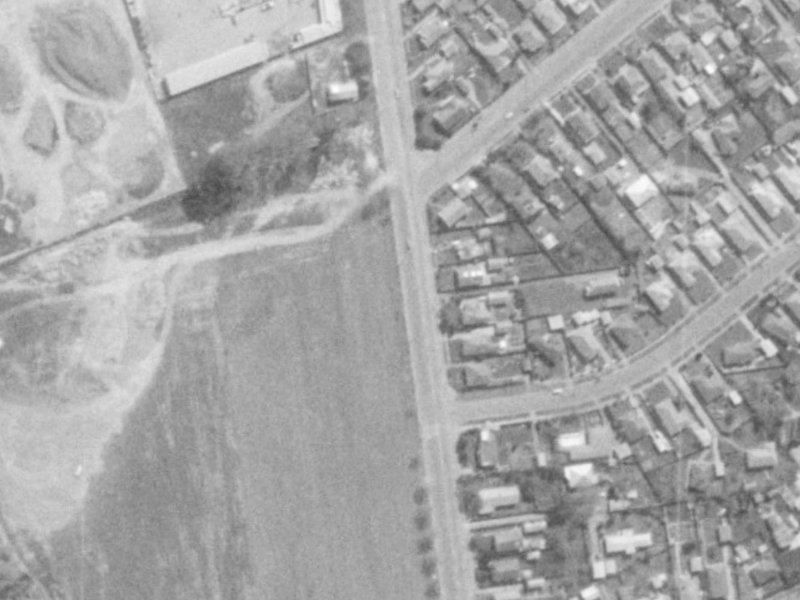 40A Lyttelton Street from the air, 1975-1979