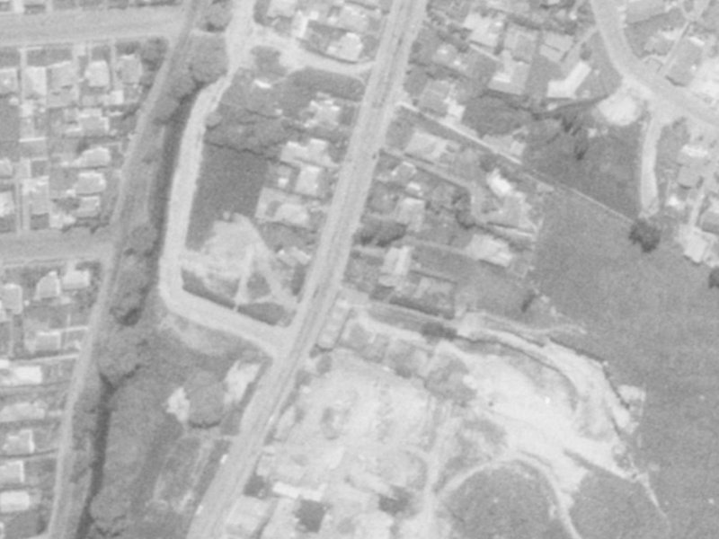 Centaurus Road from the air, 1975-1979