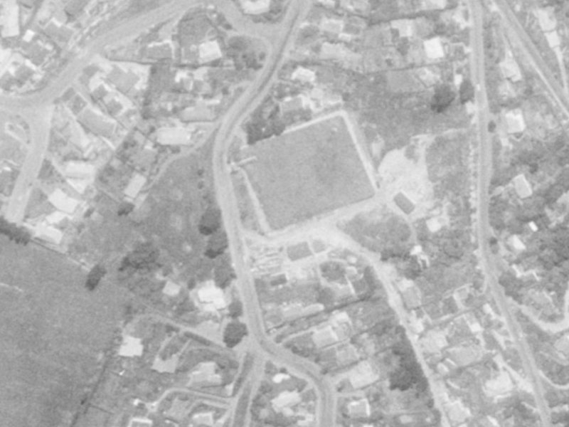 4 Millhill Lane from the air, 1975-1979
