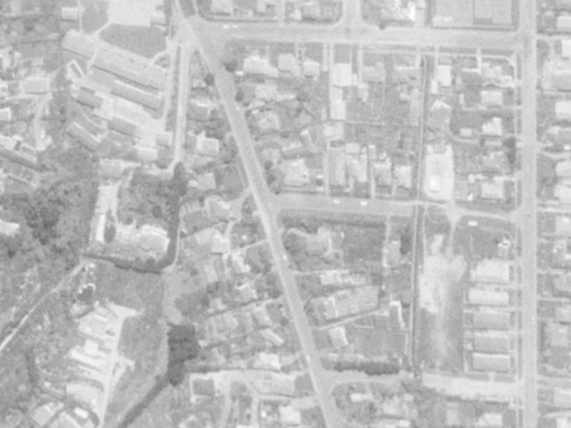 31 Albert Terrace from the air, 1975-1979