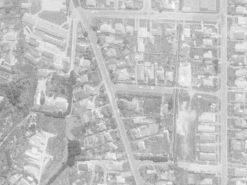 39 Albert Terrace from the air, 1975-1979