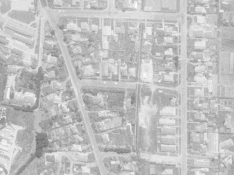 Leonard Place from the air, 1975-1979