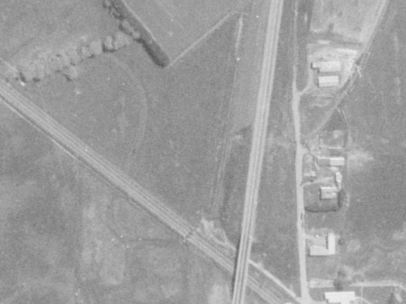 Dalziel Place from the air, 1975-1979