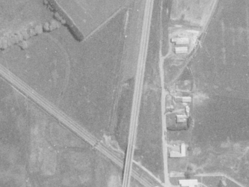 28R Dalziel Place from the air, 1975-1979