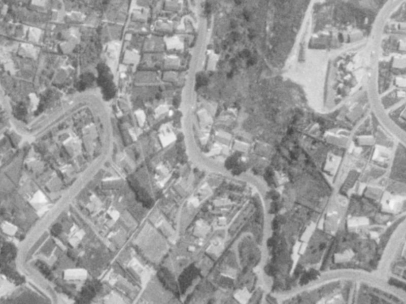 186A Mount Pleasant Road from the air, 1975-1979