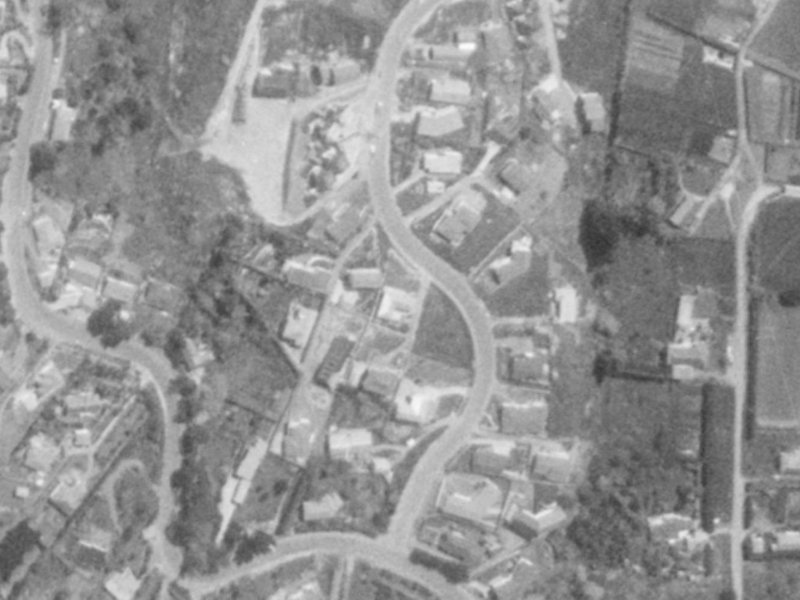 168 Soleares Avenue from the air, 1975-1979
