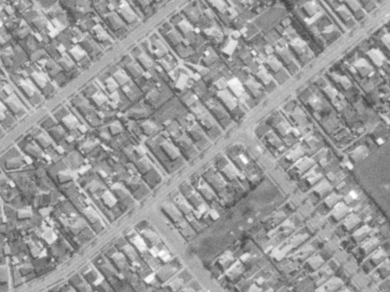 Rose Street from the air, 1975-1979