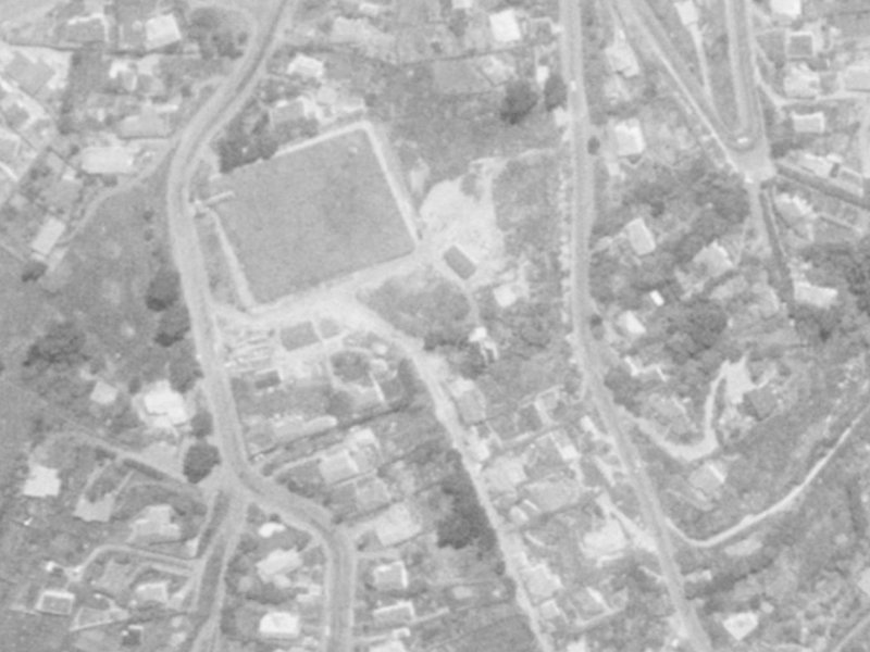 Millhill Lane from the air, 1975-1979