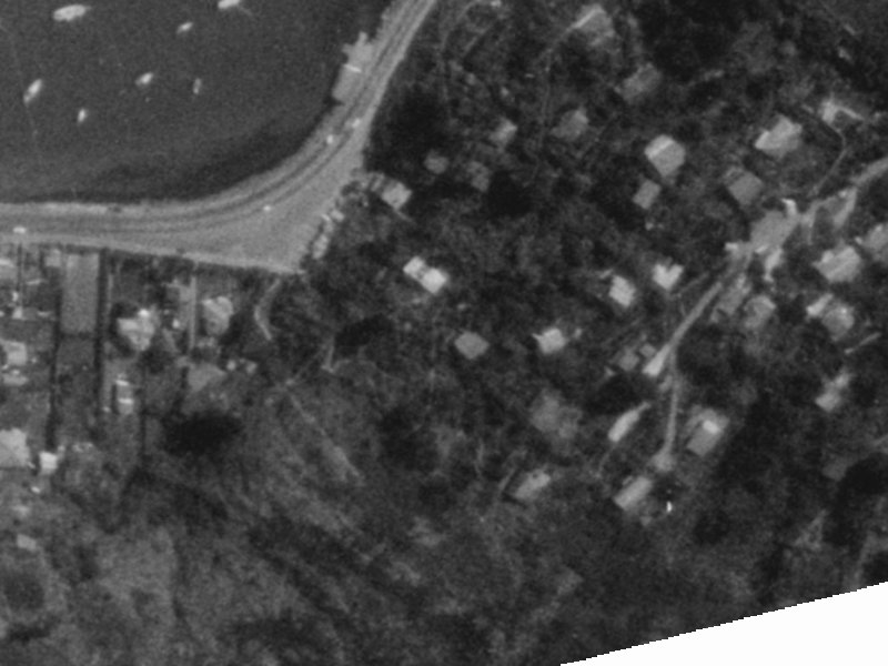 Mulgans Track from the air, 1975-1979