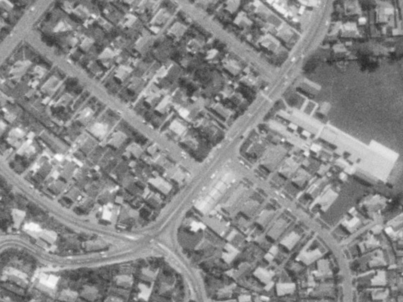 9 Colombo Street from the air, 1975-1979