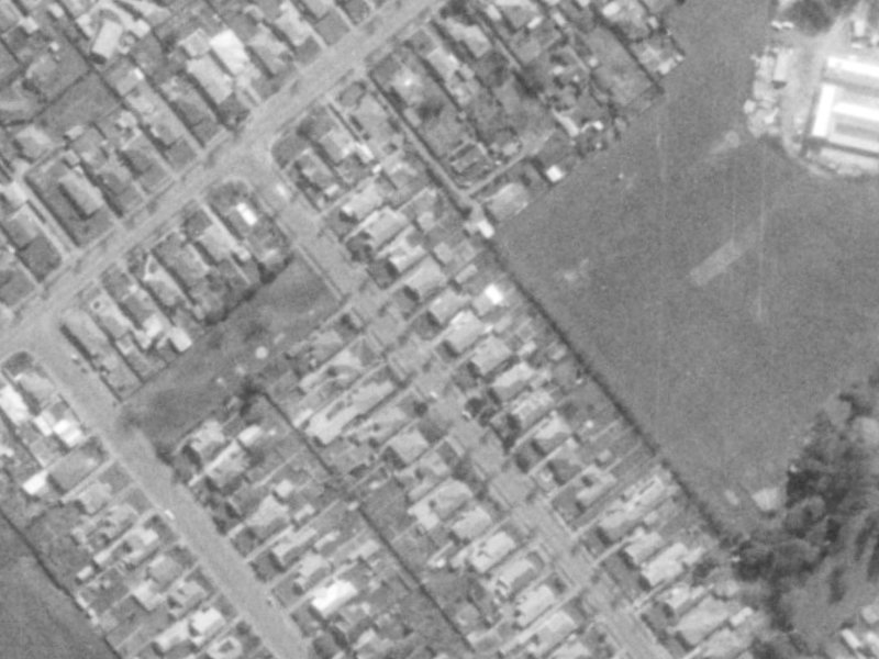 42 Fairview Street from the air, 1975-1979