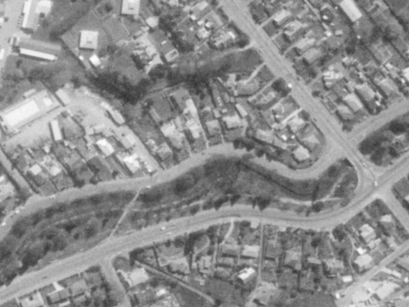195 Ashgrove Terrace from the air, 1975-1979