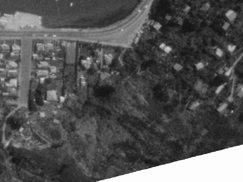 258C Main Road from the air, 1975-1979