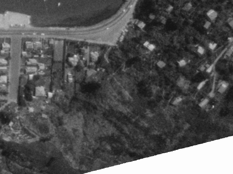 258B Main Road from the air, 1975-1979