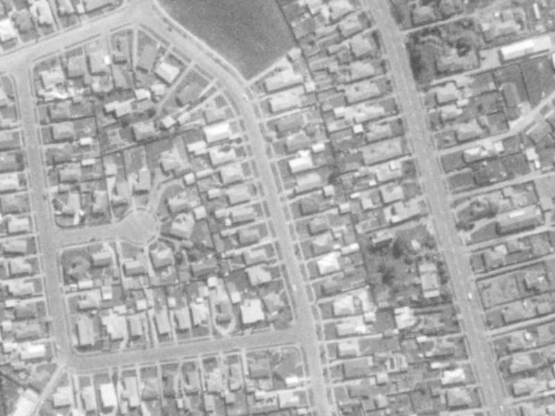 30 Rydal Street from the air, 1975-1979