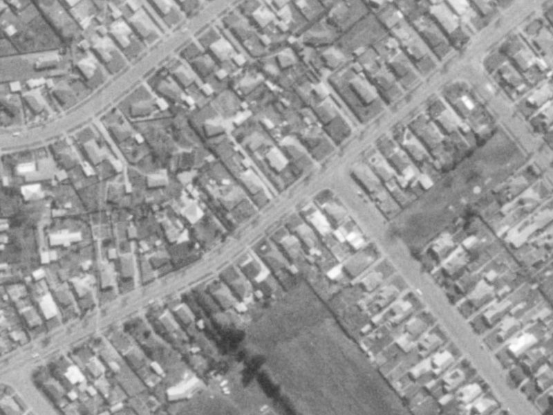 61 Rose Street from the air, 1975-1979