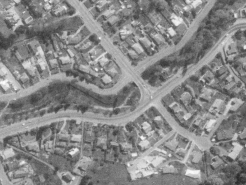201 Ashgrove Terrace from the air, 1975-1979