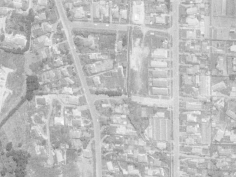 Willock Place from the air, 1975-1979