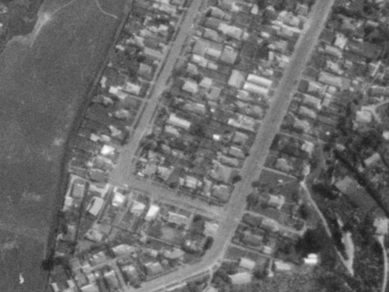 49A Wakatu Avenue from the air, 1975-1979