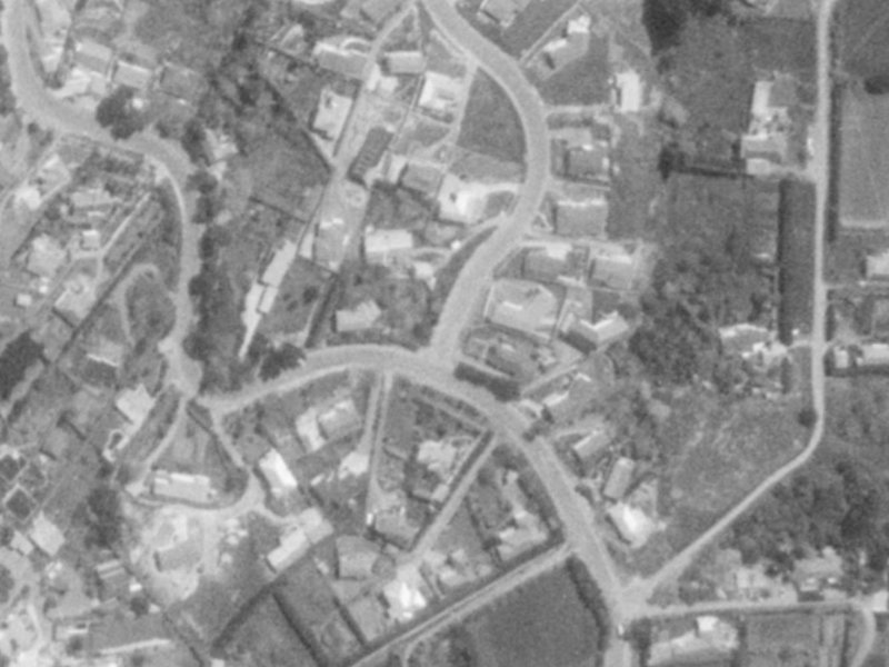 179B Soleares Avenue from the air, 1975-1979