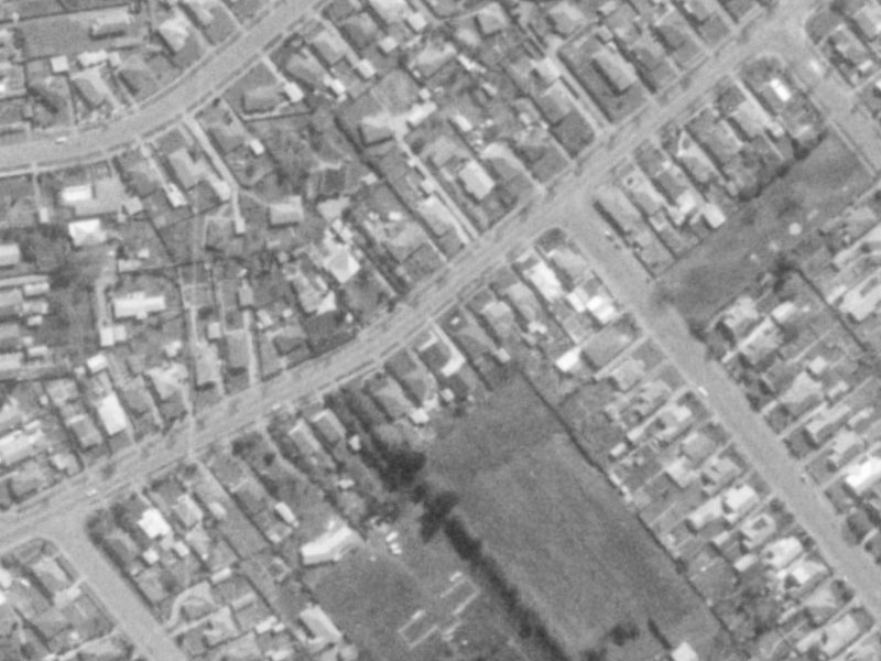 88A Rose Street from the air, 1975-1979