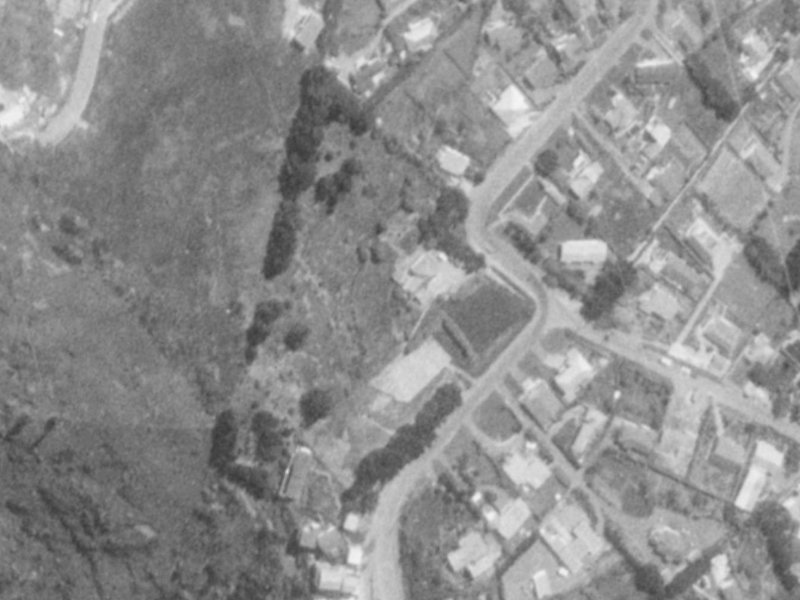 185 Major Hornbrook Road from the air, 1975-1979