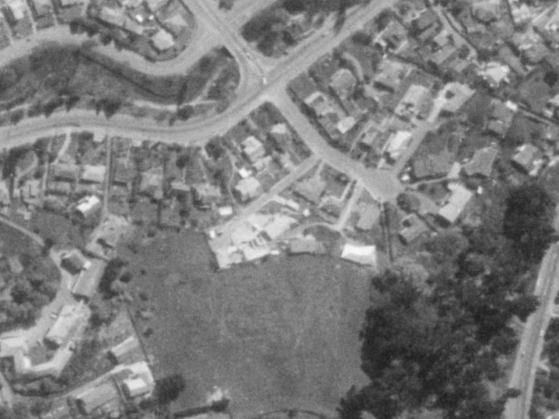 4 Purau Terrace from the air, 1975-1979