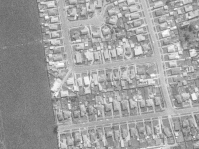 38 Rollesby Street from the air, 1975-1979