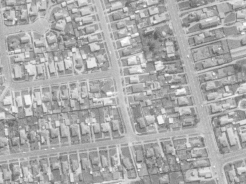 42E Rydal Street from the air, 1975-1979