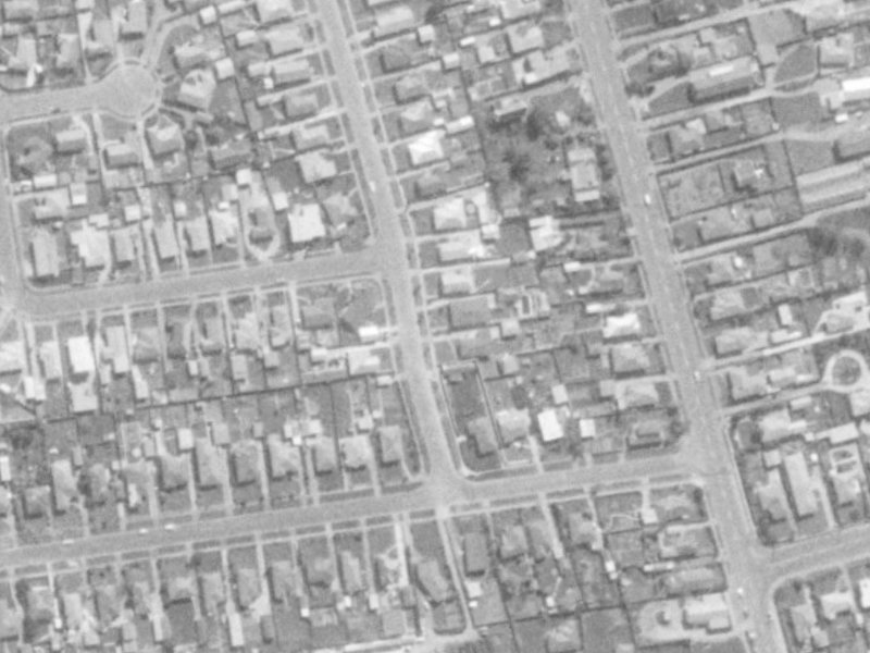 53 Rydal Street from the air, 1975-1979