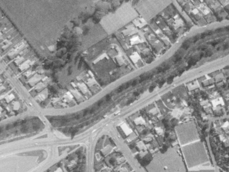 141 Ashgrove Terrace from the air, 1975-1979