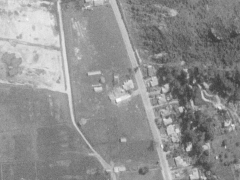 201 Bridle Path Road from the air, 1975-1979
