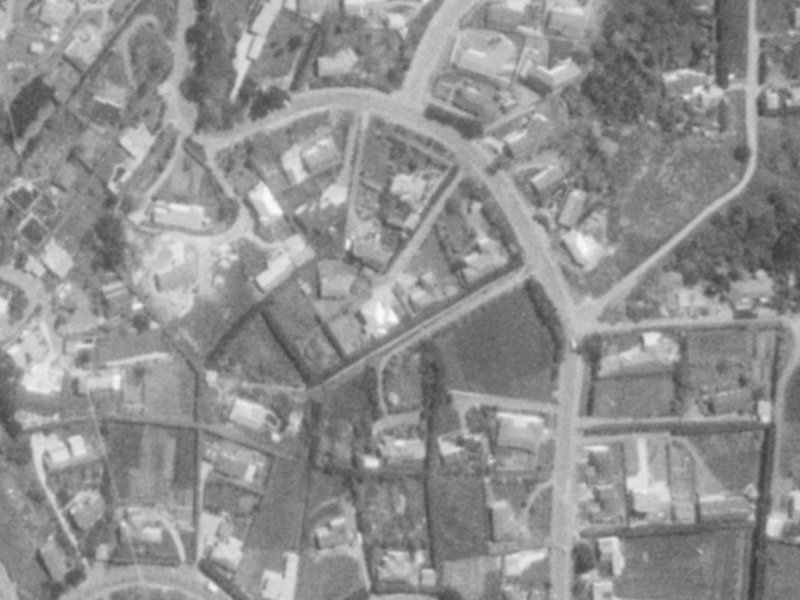216 Mt Pleasant Road from the air, 1975-1979