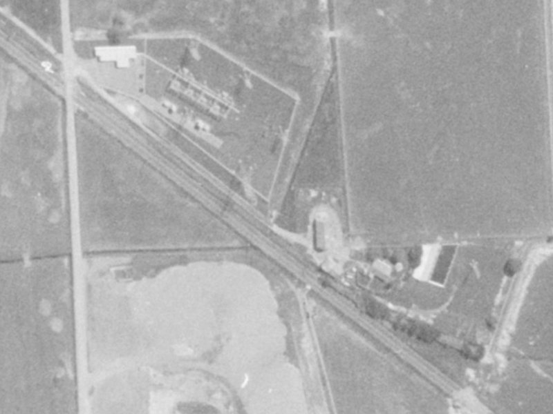 Mauger Drive from the air, 1975-1979