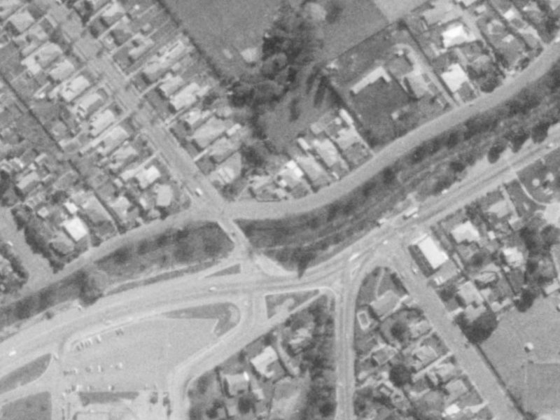 121 Ashgrove Terrace from the air, 1975-1979