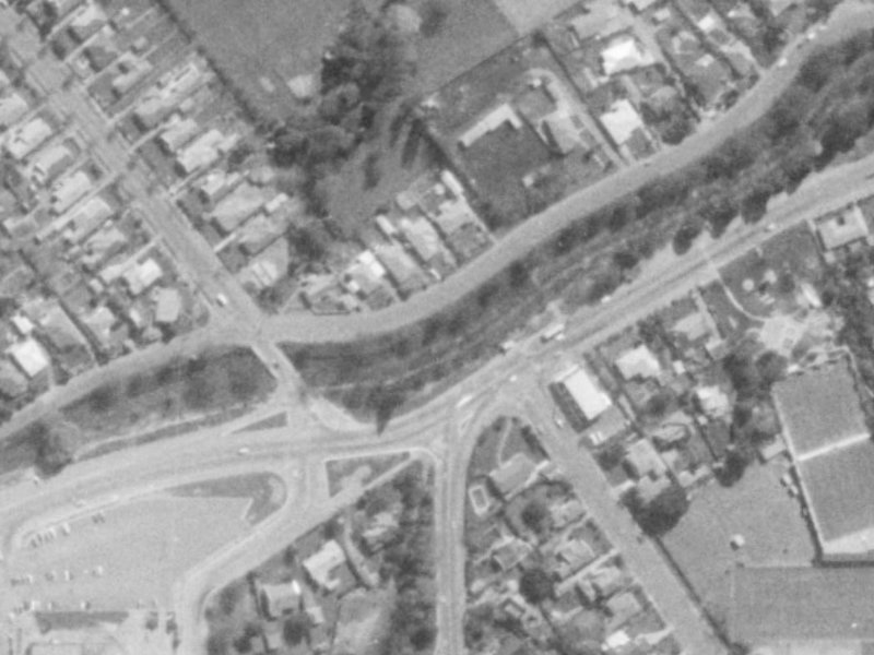 125 Ashgrove Terrace from the air, 1975-1979