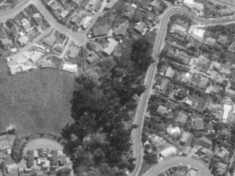 Rhodesvale Terrace from the air, 1975-1979