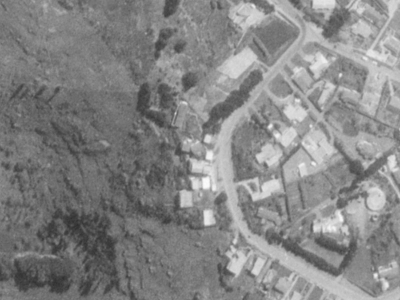 186 Major Hornbrook Road from the air, 1975-1979