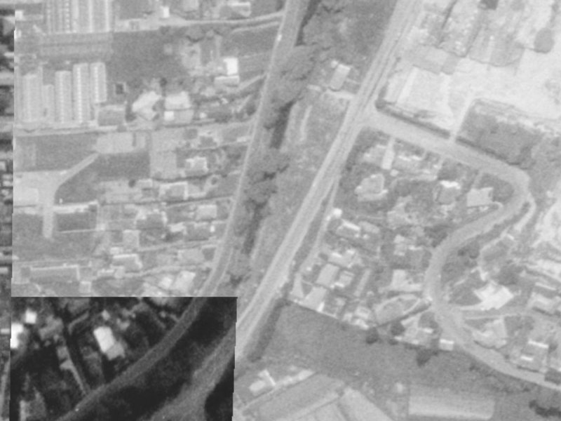 67 Eastern Terrace from the air, 1975-1979
