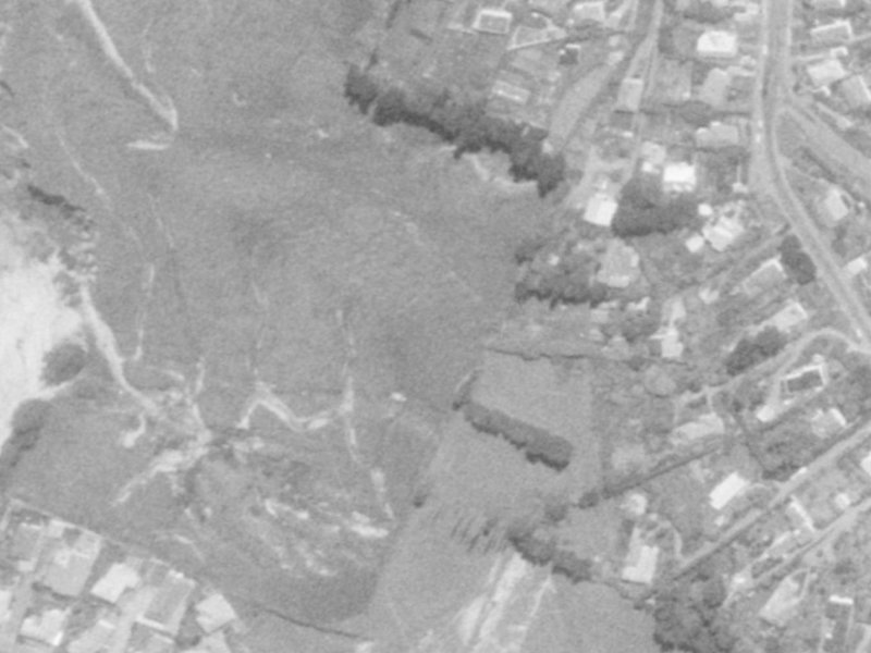 27 Lookaway Place from the air, 1975-1979