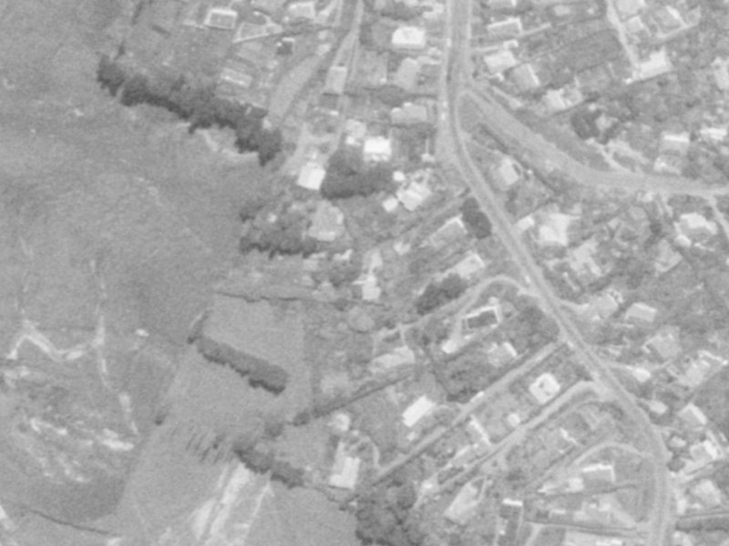 60 Huntsbury Avenue from the air, 1975-1979