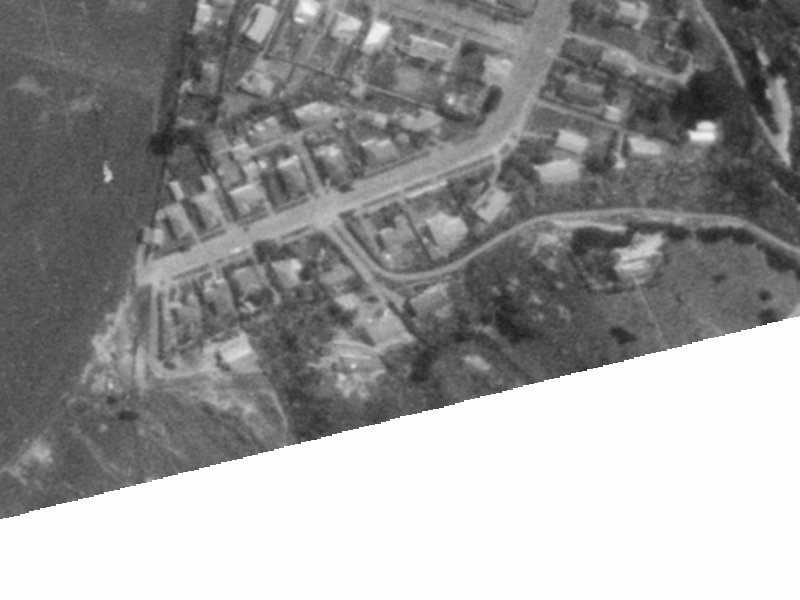 50 Bay View Road from the air, 1975-1979