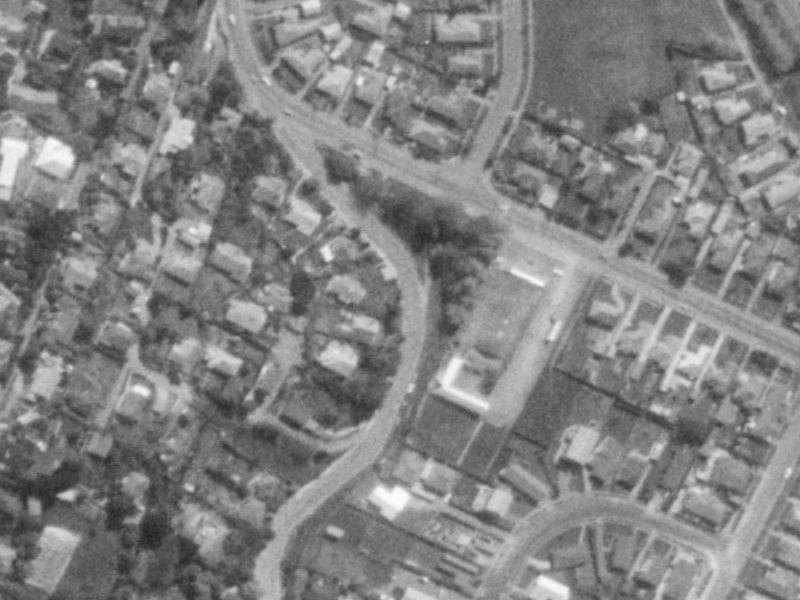 12 Rossmore Terrace from the air, 1975-1979