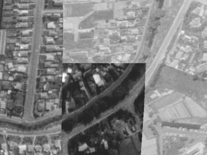 53 Eastern Terrace from the air, 1975-1979