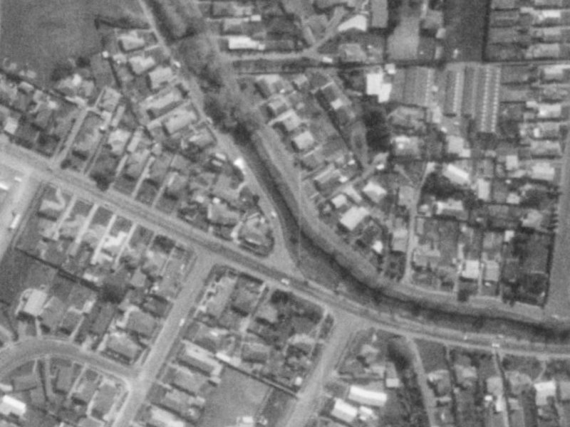 2 Sloan Terrace from the air, 1975-1979