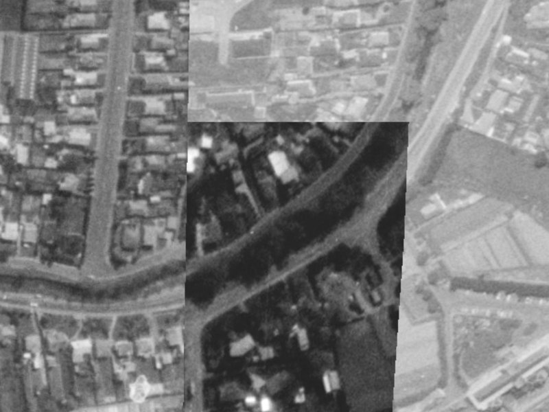 31 Eastern Terrace from the air, 1975-1979