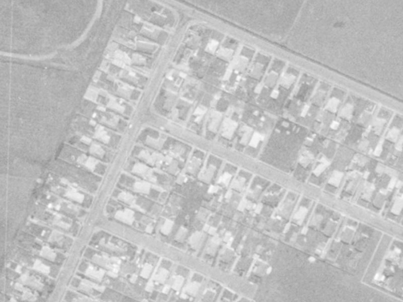 65 Cobra Street from the air, 1975-1979