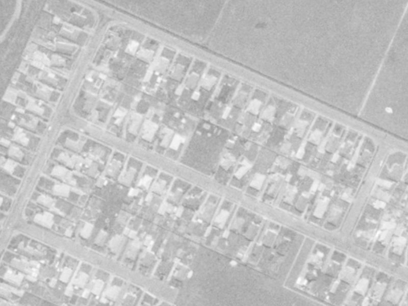 56 Cobra Street from the air, 1975-1979