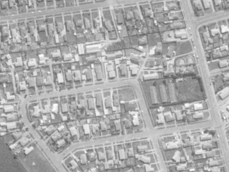 111 Kaiwara Street from the air, 1975-1979