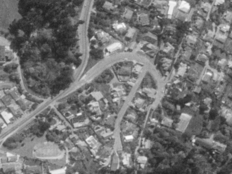 Cracroft Terrace from the air, 1975-1979